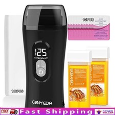 Digital Wax Warmer Kit Hypoallergenic Roll On Wax Hair Removal Salon Experience