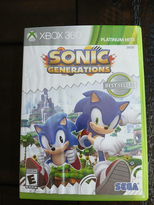 Sonic Generations XBOX 360 Disc-Used