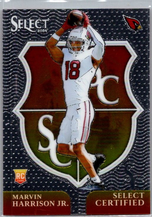 2024 Panini Select #5 Marvin Harrison Jr. Select Certified Rookies RC