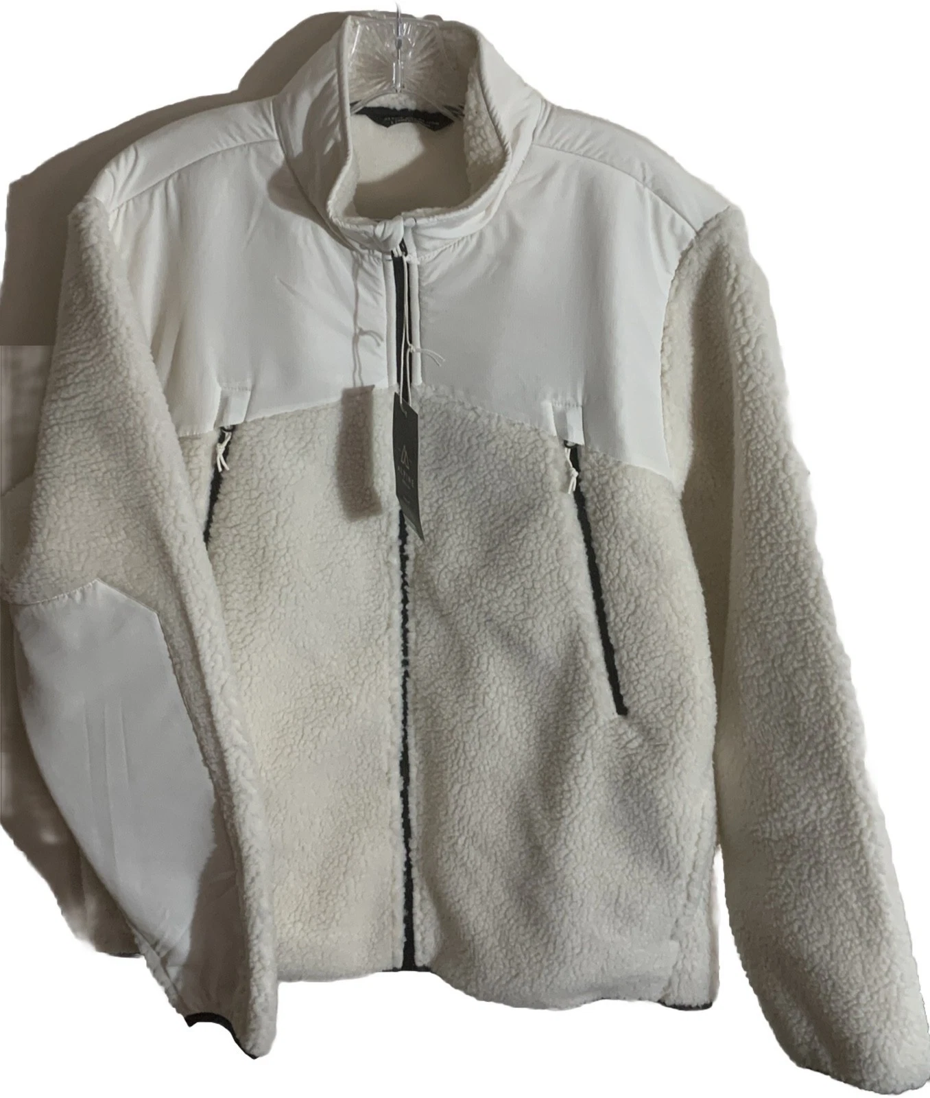 Alpine Design Men's Sherpa Jacket Bright White - Large - M14