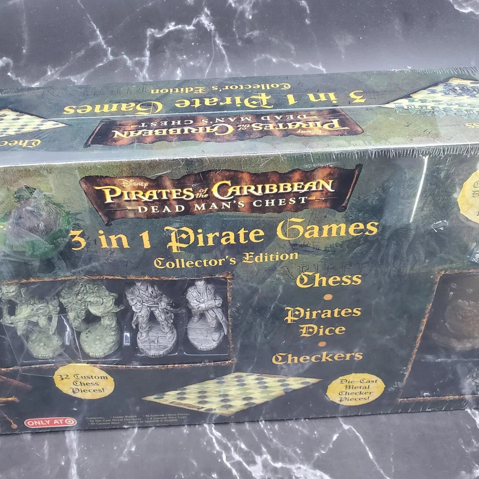 Disney Pirates The Caribbean 3in1 Games Collector's Edition Dead Man's Chest New - Image 3 of 4