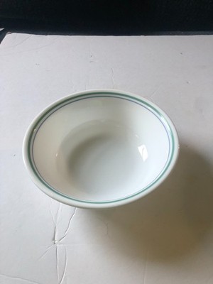 Corelle Country Cottage Soup Cereal Bowl 6'' Bowl Blue & Green Stripe