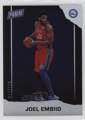 2021 Panini Father's Day Basketball Foil 44/199 Joel Embiid #BK16 0ad