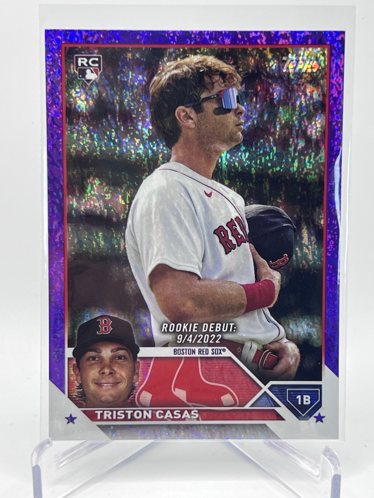 2023 Topps Update Triston Casas #US221 Purple Foil /799 - Rookie Debut
