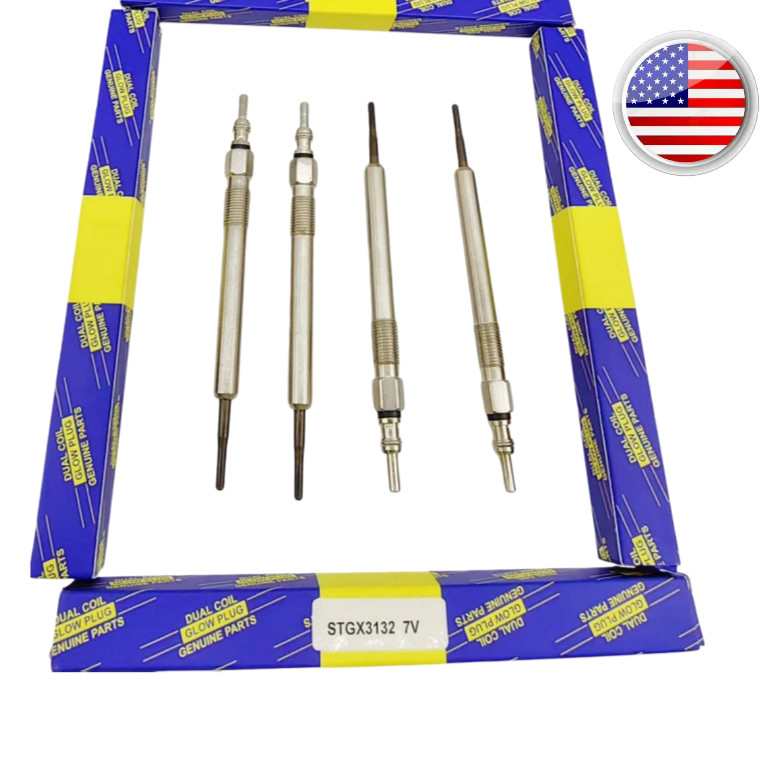  7V Glow Plug Set STGX3123 FOR 2005-2006 Jeep Liberty CRD 2.8L Diesel