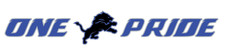 One Pride Lions Decal Car Truck Suv Laptop Sticker Football Graphic