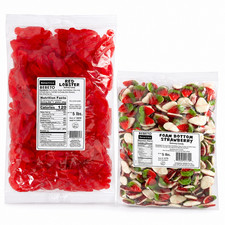 Kervan Candy Bebeto Gummy Variety Pack, 2 Bulk Party Size Bags, 5LB