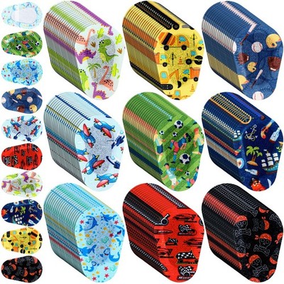 Panelee 180 Pcs Adhesive Eye Patches for Kids Boys 9 Styles Patches...