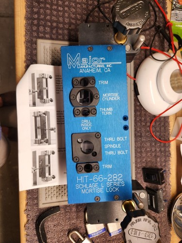 Lock Installation Template