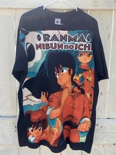 Vintage Resurrection RANMA NIBUNOICHI Mens XL Peyote 90s Mexican Bootleg anime