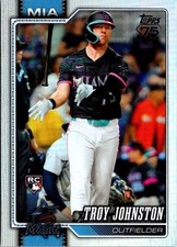 2026 Topps Series 1 Troy Johnston #317 Rainbow Foil Baseball Card