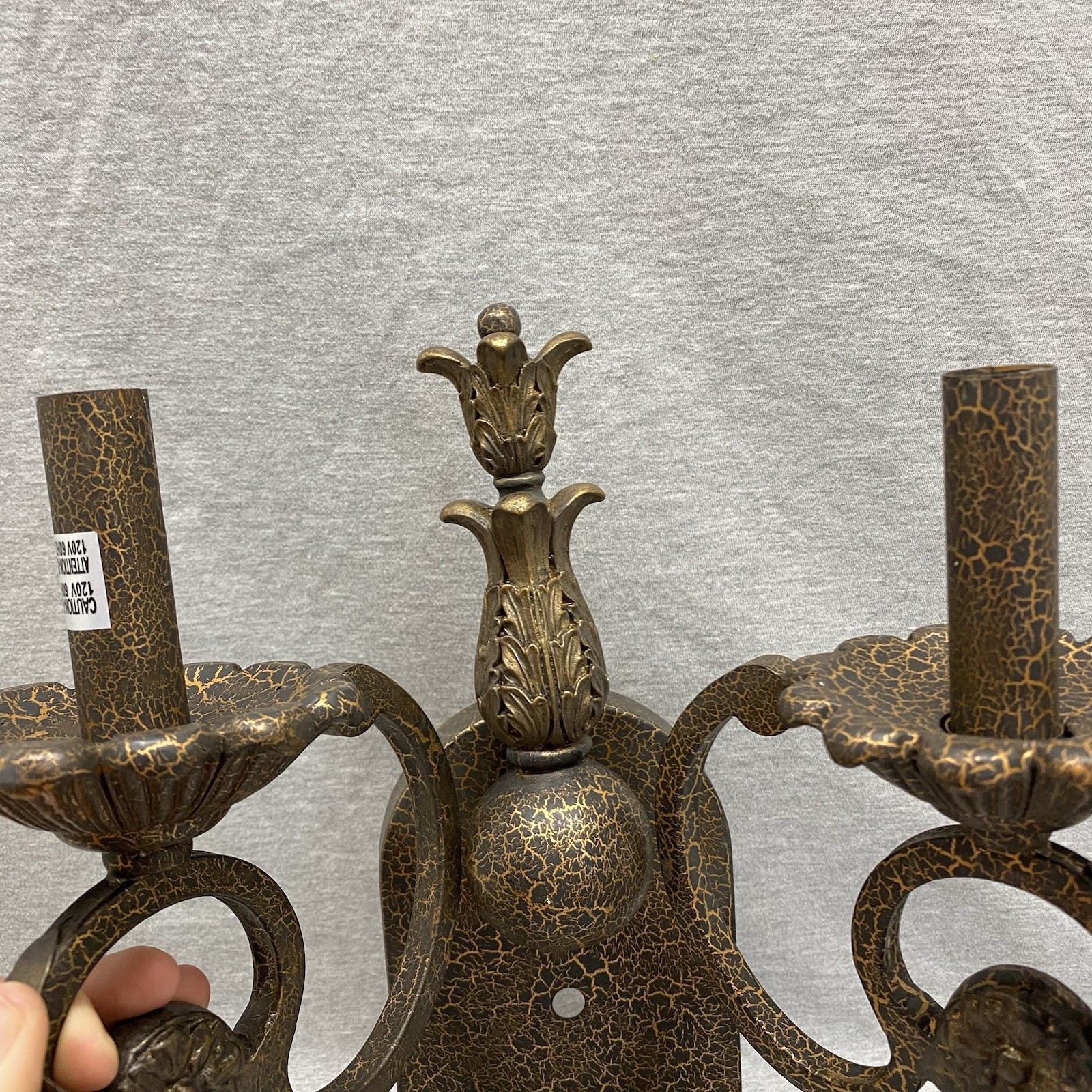 Hinkley Summerstone Wall Sconce Double Light & Shades Glass Accents Open Box