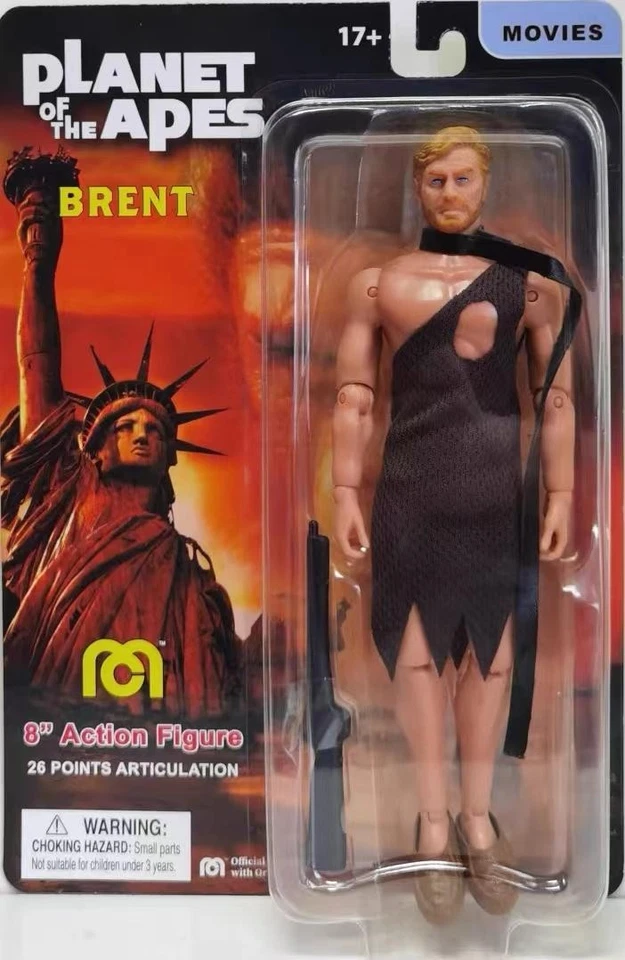 Figura de acción película Mego Planet of the Apes Green Arrow Shazam Brent 8 pulgadas Foto 4 de 4