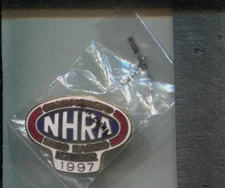National Hot Rod Association NHRA Membership Pin-1997-sealed-NM