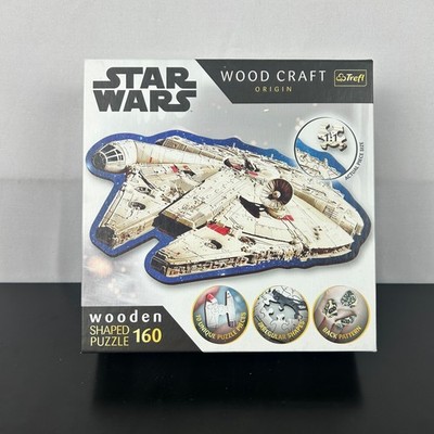 Trefl Star Wars Wood Craft Origin Wooden 160 Piece Millennium Falcon Puzzle20189