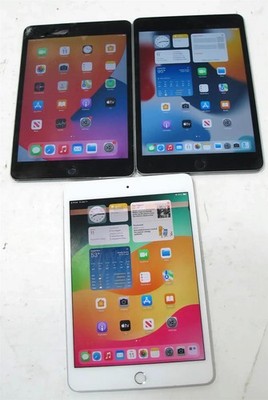 Lot of 3 apple iPad Mini A1538 A2133 7.9'' Wi-Fi - Free Shipping