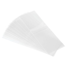 250Pcs 89x30mm PVC Perforated Shrink Bands Fits Cap Dia 2.05 to 2.17 Inch Clear
