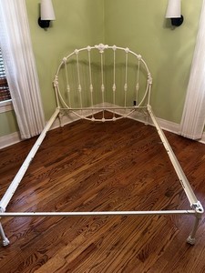 Antique Wrought Iron Bed Frame