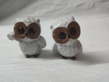 Vintage Pair Of Ceramic Owls