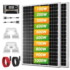 100-1000W Wohnmobil Solarmodul Kit MPPT Solar...