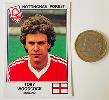 Vignette PANINI EURO FOOTBALL 1979 : Tony WOODCOCK n°100 team Nottingham Forest