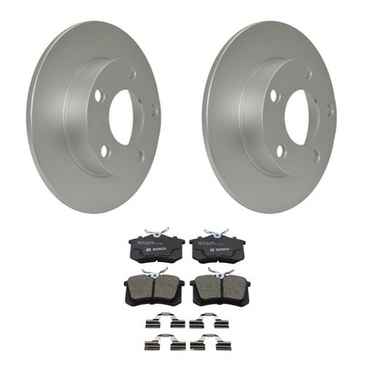 Hella Rear Rotors Bosch QuietCast Ceramic Disc Brake Pad Kit For A8 3.7 V8 F AEW