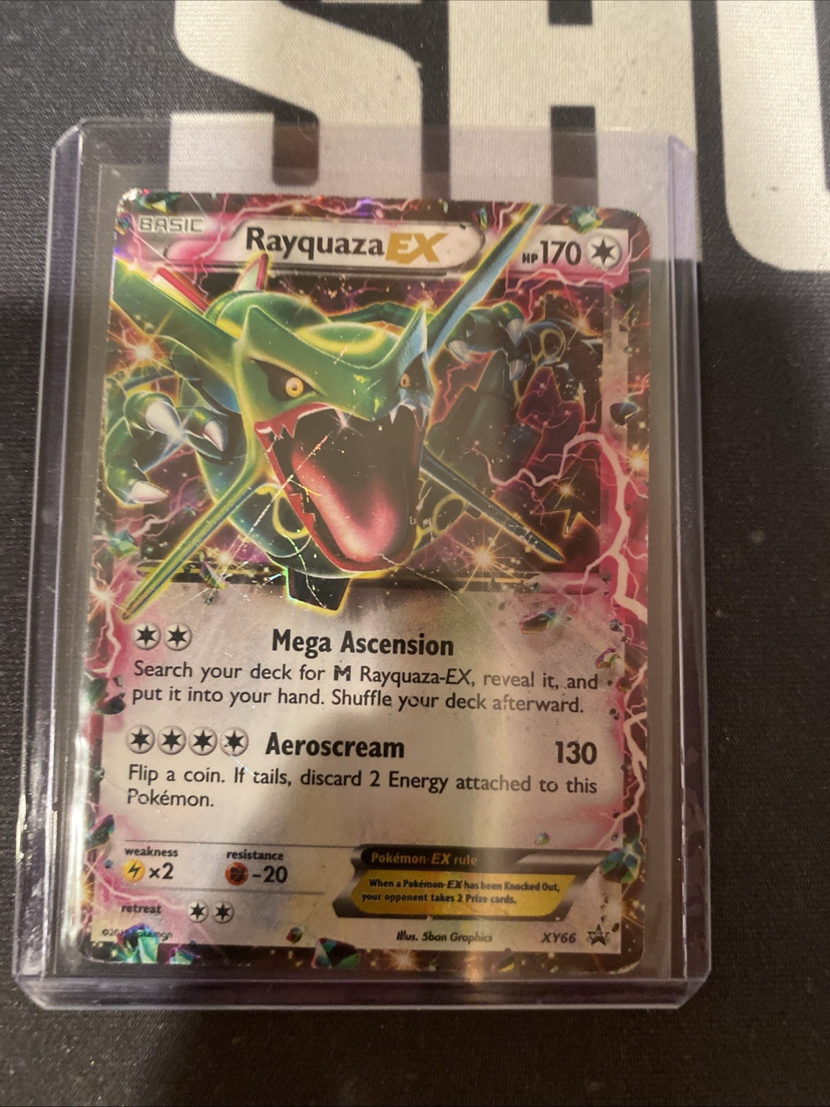 Pokémon TCG Rayquaza EX XY66 Black Star Promo Holo