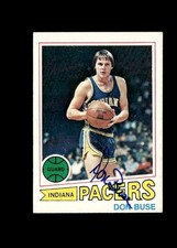 Don Buse 1977-78 Topps Pacers authentic autographed card