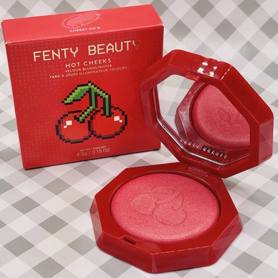 Fenty Beauty Hot Cheeks Velour Blushlighter Cherry Pie d Ltd Ed   NEW IN BOX   