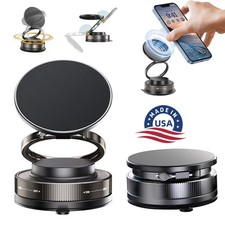 360  Vacuum Strong Magnetic Car Phone Holder Adjustable Foldable Car Stand Mount