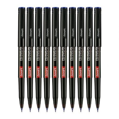 EXTRA FEINE SPITZE Permanent Marker BLAU Stifte CD/DVD Marker Stift beste Qualität Marker