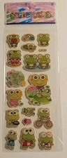 Frog Multicolor Paper Stickers Cartoon Animation 1 Sheet JA-1934 18 Pieces
