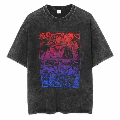Baki Yujiro Savage Force Graphic Print T-Shirt