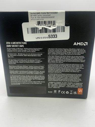AMD Ryzen 9 7950x Neuf ! Scellé ! - Photo 6/7