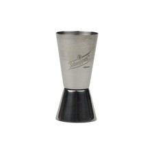 Schweppes Jigger Messbecher Silber Edelstahl Geeicht Barkeeper Zubeh&ouml;r Measure C