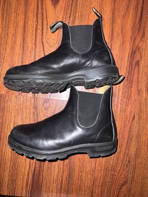 Blundstone Black Leather Chelsea Boots Men display picture 3