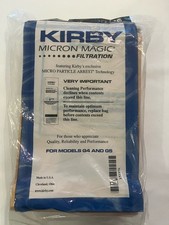 Kirby Micron Magic Vacuum Cleaner Pack of 9 Bags 197394 New Genuine Kirby