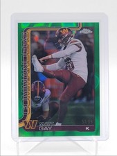 MATT GAY 2025 TOPPS CHROME GREEN LAVA REFRACTOR COMMANDERS /99 Q5849