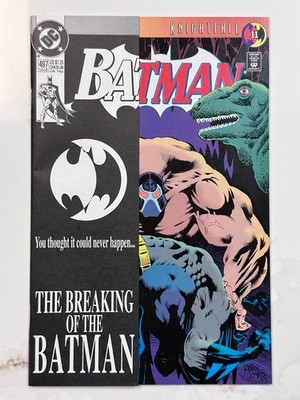 Batman #497 NM 1993 DC Key Bane Breaks Batman's Back Knightfall Pt 11 Kelley Jon