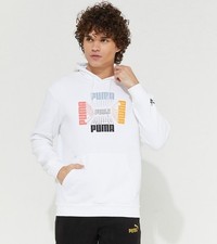 REDUCED  Puma Ess Logo Repeat Graphic Mens Hoodie 67408802 