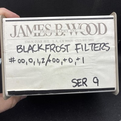 Wilson Black frost Filters Ser 9 James B Wood Rare