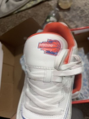 Patrick Ewing Orion Low  Size 9.5 M White/Royal/Orange Size 11 W New In Box ￼