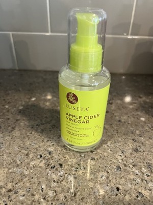 New LUSETA APPLE CIDER VINEGAR SHINE & PROTECT COLOR HAIR SERUM 3.38 OZ PUMP
