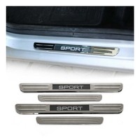 Einstiegsleisten TüRschweller Sport FüR VW Polo 2001-2026 Edelstahl Chrom 4Tlg
