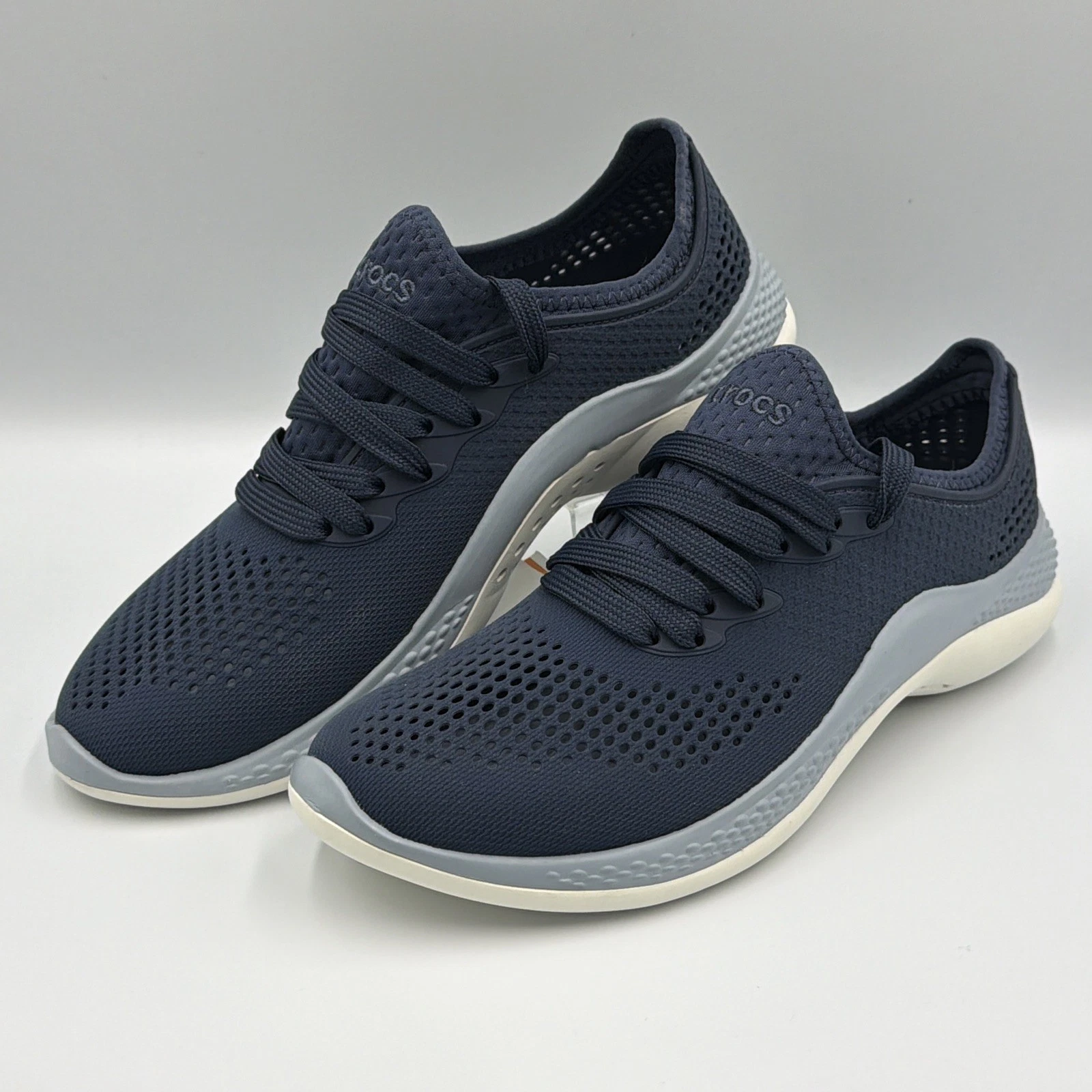 Crocs LiteRide 360 Pacer Shoes - Navy/White - Model 206705-4TA - Women’s 7 *NEW*