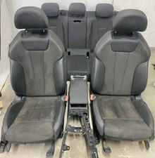 16-24 AUDI A4 B9 B9.5 S LINE SALOON HALF LEATHER INTERIOR SEAT SET FRONT REAR