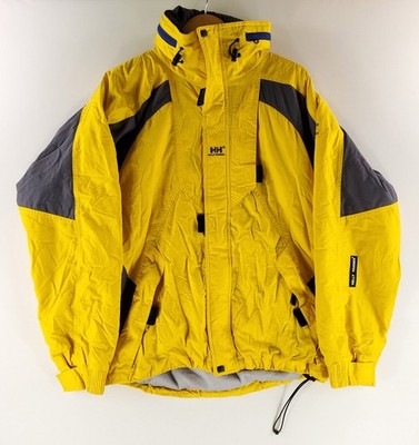 Helly Hansen Helly Tech Full Zip Ski Snow Jacket Yellow Mens L