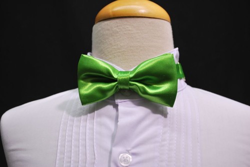 14 Colors Selection Satin bow Tie for Infant, Toddler & Boys Formal Tuxedo Suit - Picture 9 of 26