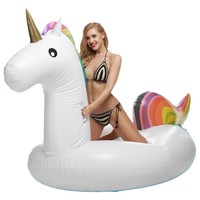 Imujin Giant Inflatable Unicorn - Unipal - Rainbow Pool Float Water Float Adu... on sale Imujin Giant Inflatable Unicorn - Unipal - Rainbow Pool Float Water Float Adu... on sale
