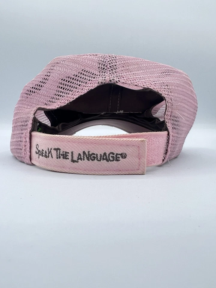 Primos Women’s Hunting Hat Brown Pink Adjustable Baseball Speak The Language 76 - Image 3 of 4